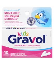 Kids Gravol Comfort Shaped Suppositories For Nausea Relief